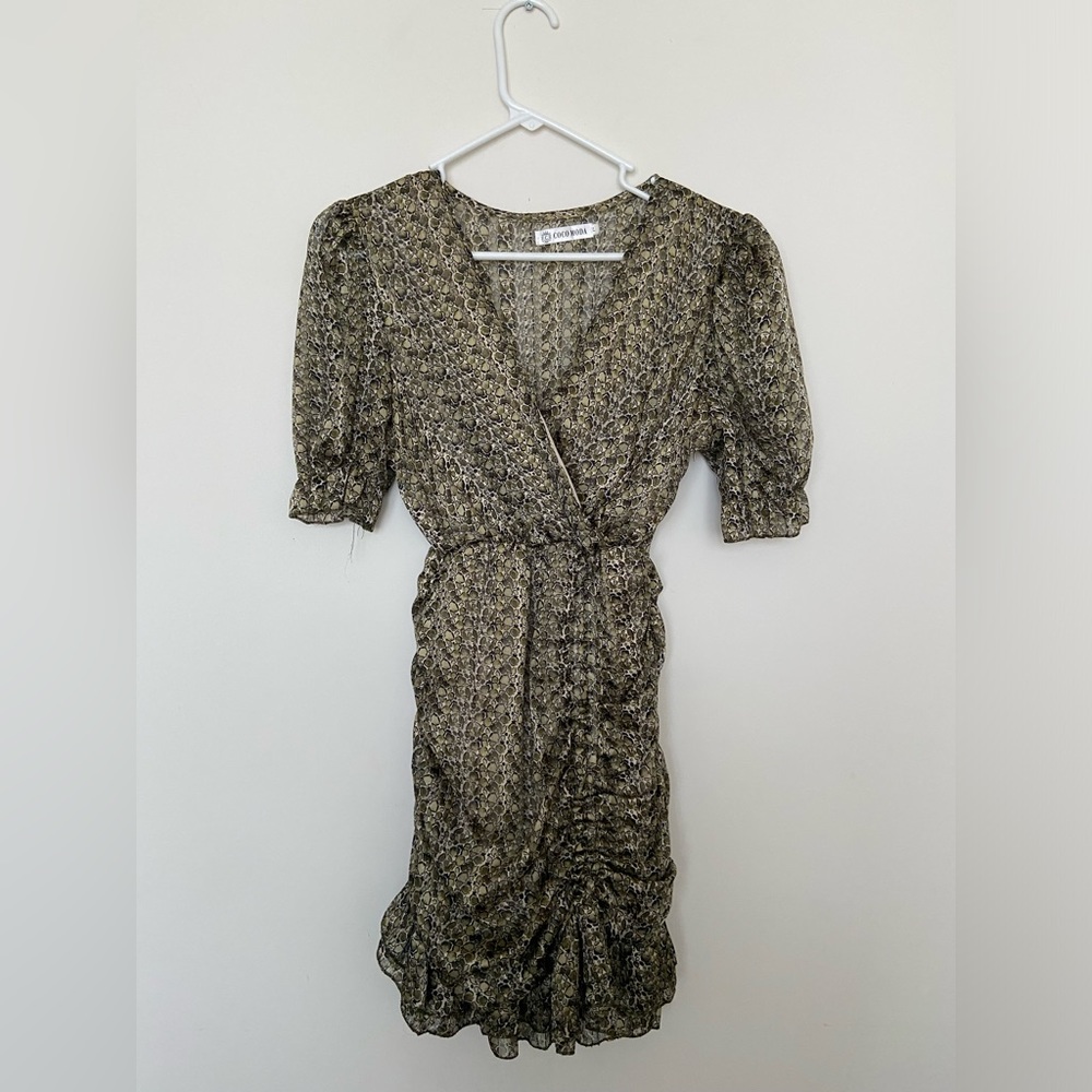 Animal print dress